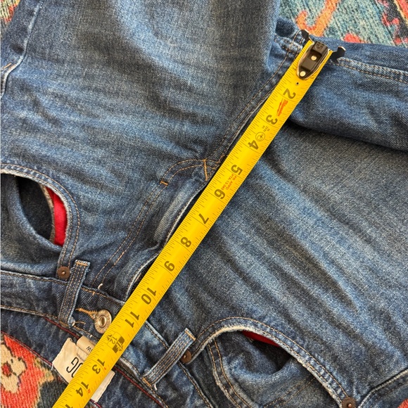 BDG High Rise Baggy Loose wide leg jeans in medium wash sz 26 - Picture 6 of 9